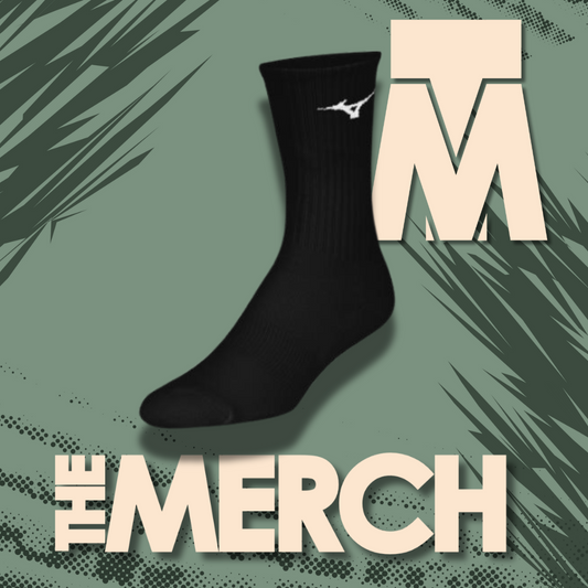 Mizuno Socks - Vital Crew Black