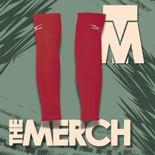 Mizuno Arm Sleeves - Red