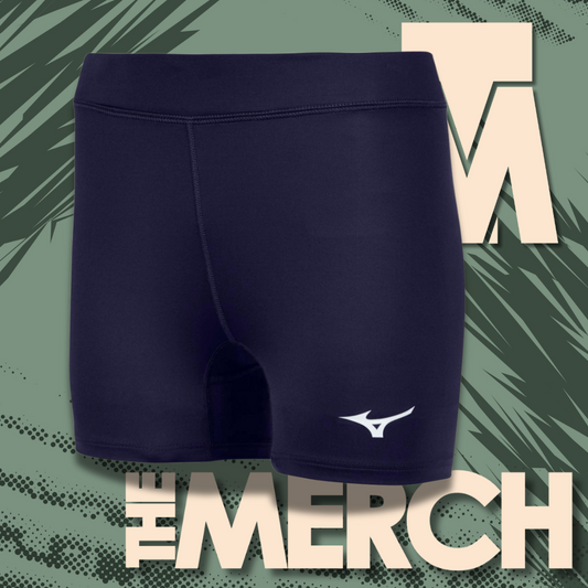 Mizuno Volleyball Short - Women's Vortex 2.0 4" Inseam Navy Blue