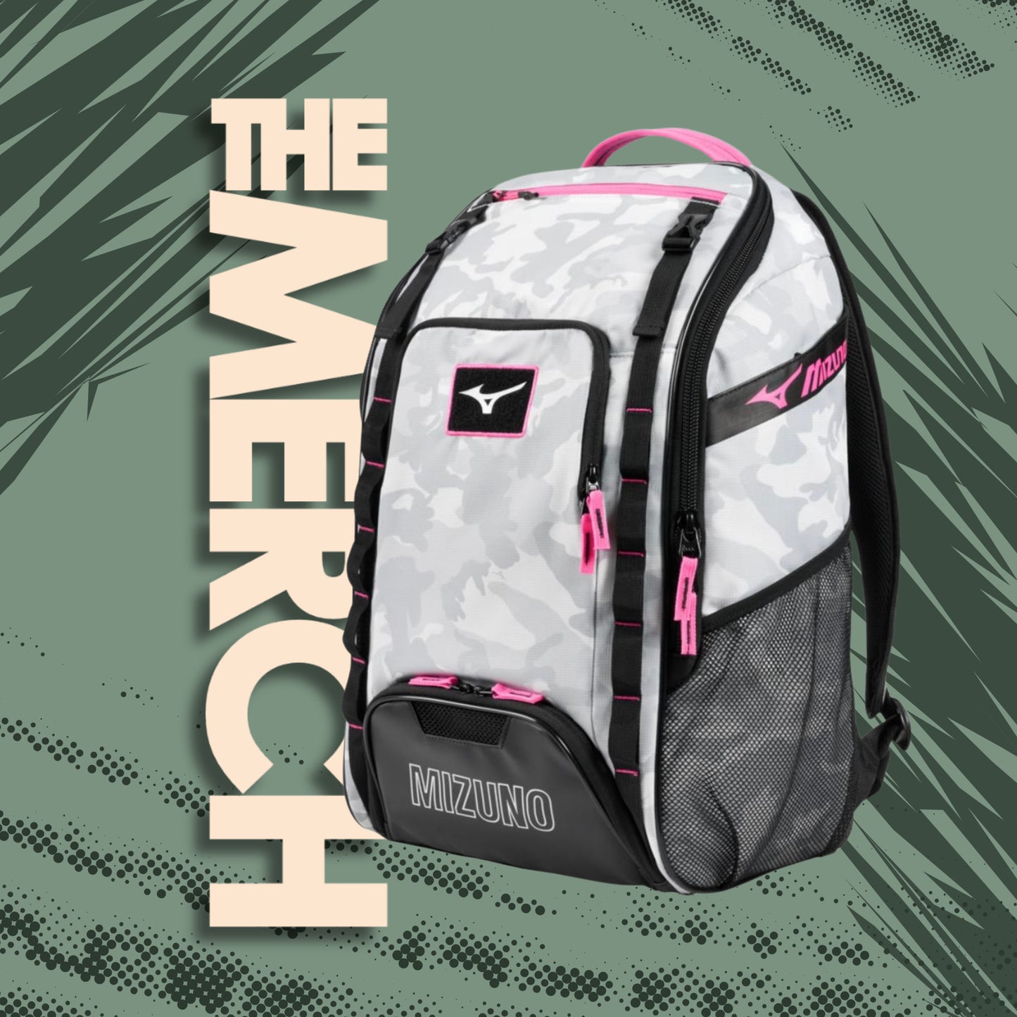 Mizuno Organizer 26 Backpack - Pink Camo
