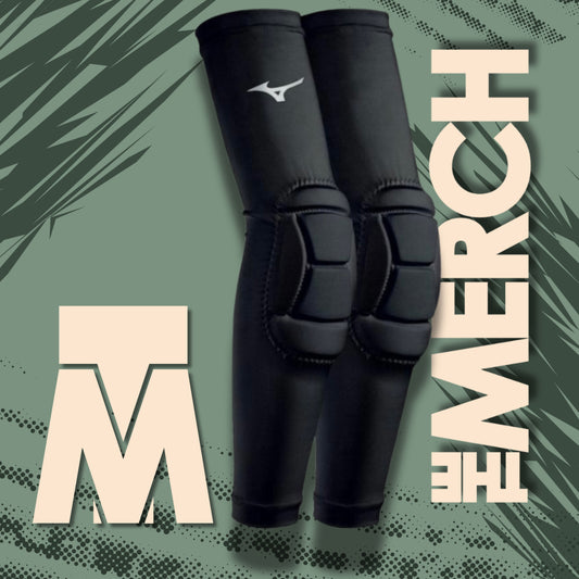 Mizuno Elbow Sleeves / Padded Sleeves - Black