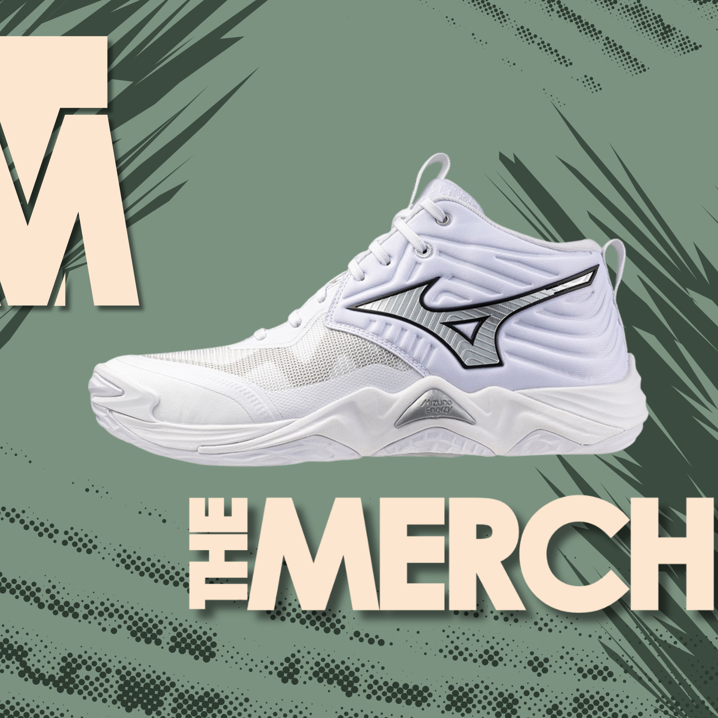 Mizuno Wave Momentum Elite Mid - White Metalic Grey