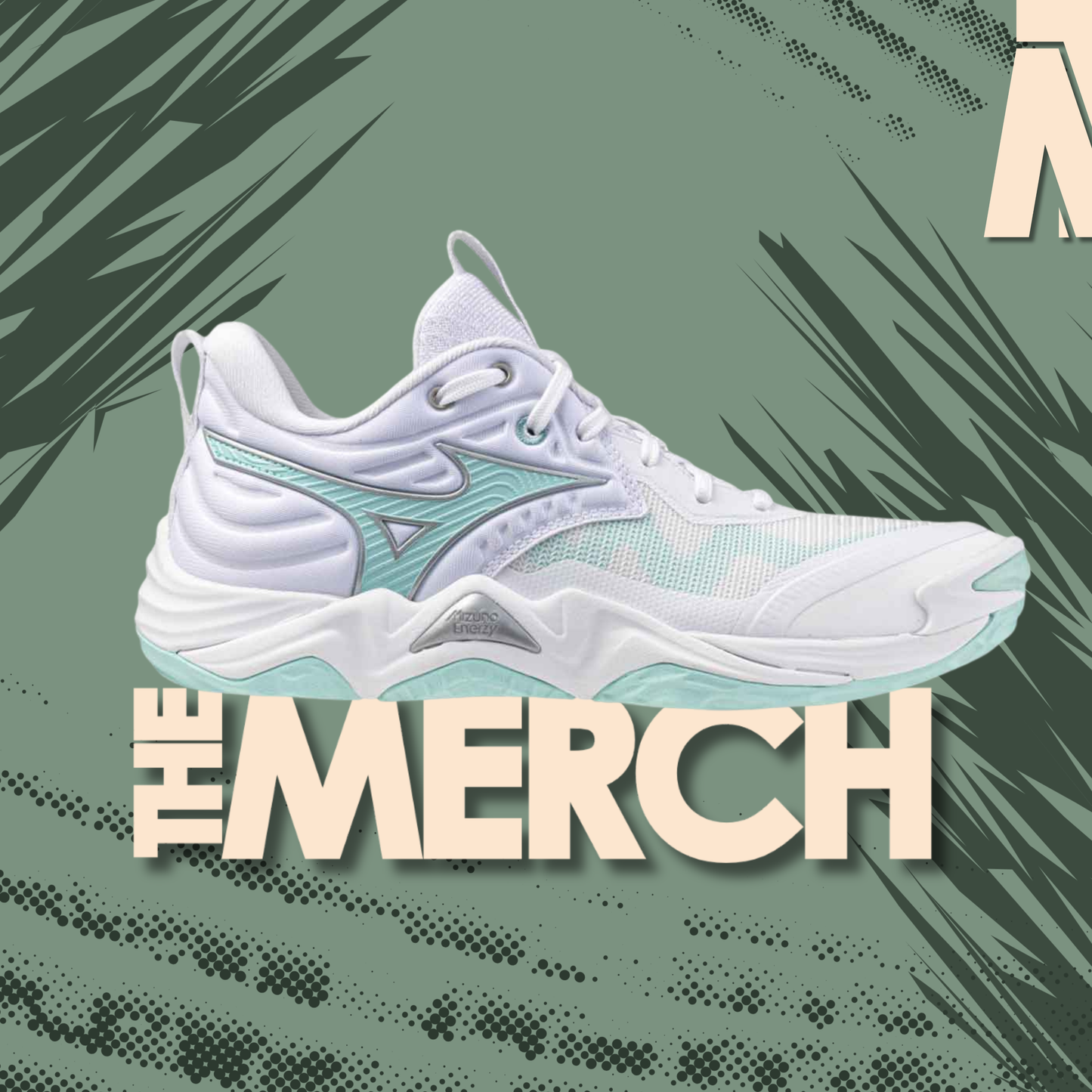 Mizuno Women's Wave Momentum Elite - White / Blue Tint