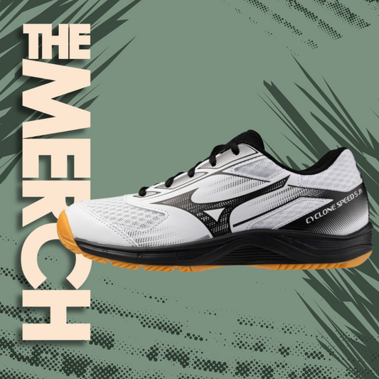 Mizuno Youth Volleyball Shoe - Cyclone Speed 5 Jr. White / Black