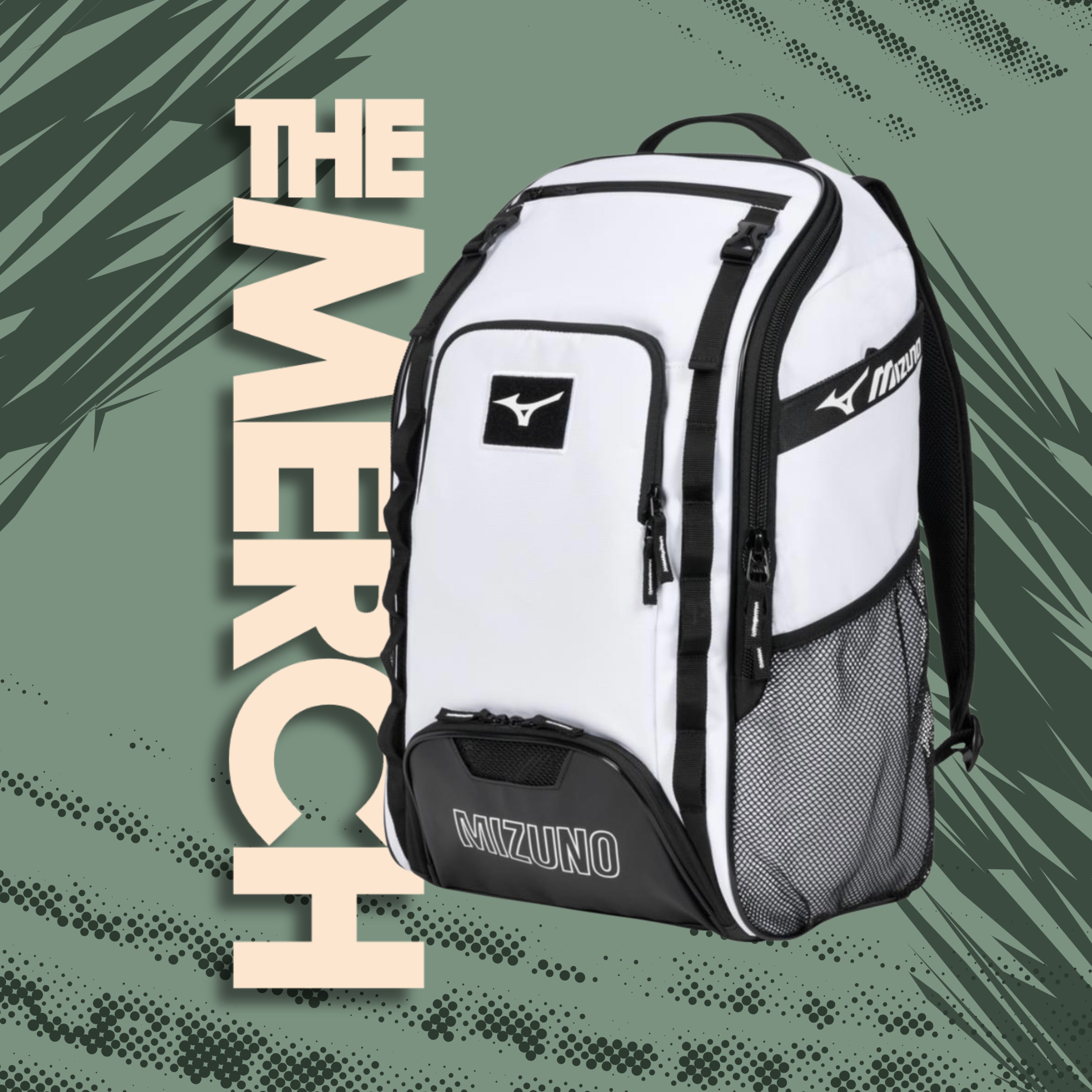 Mizuno Organizer 26 Backpack - White – The Merch PR