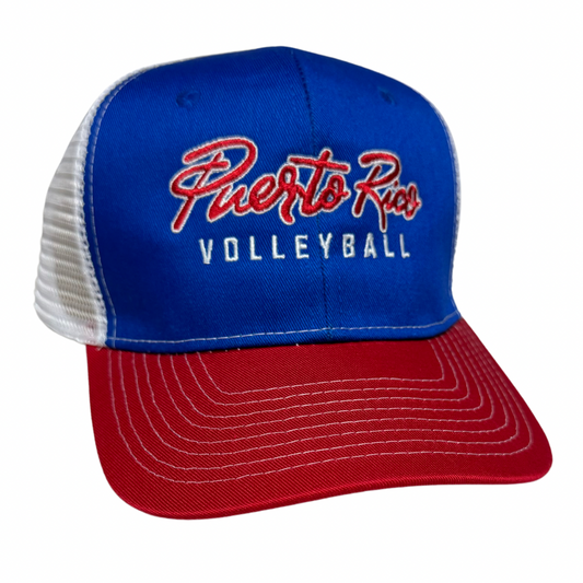 Puerto Rico Volleyball Trucker Mesh Cap