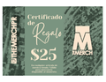 Certificado de Regalo