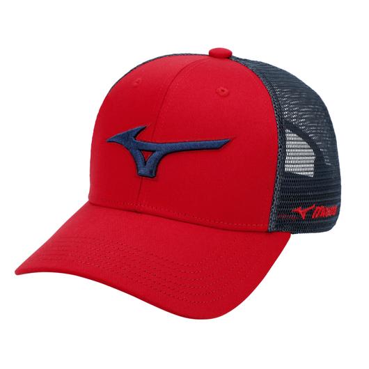 Mizuno Cap Diamond Trucker - Red Navy