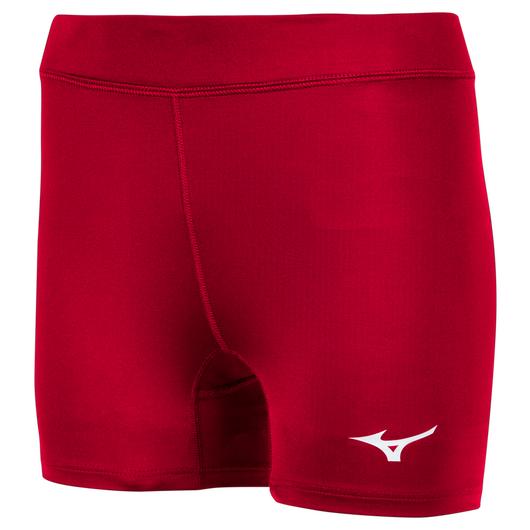 Mizuno Volleyball Short - Women's Vortex 2.0 4" Inseam Red