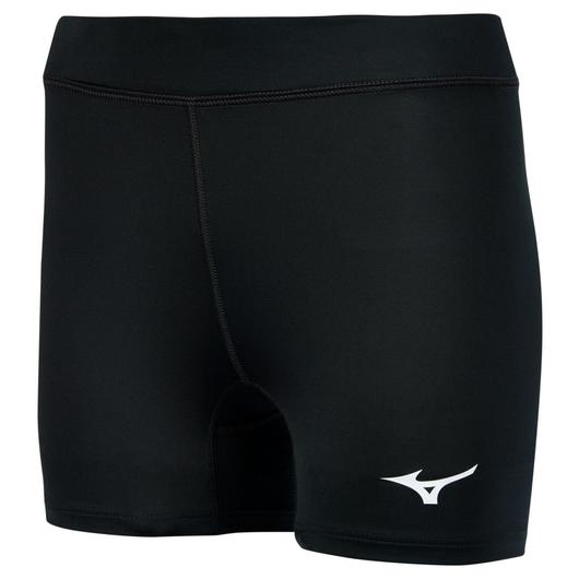 Mizuno Volleyball Short - Women's Vortex 2.0 4" Inseam Black