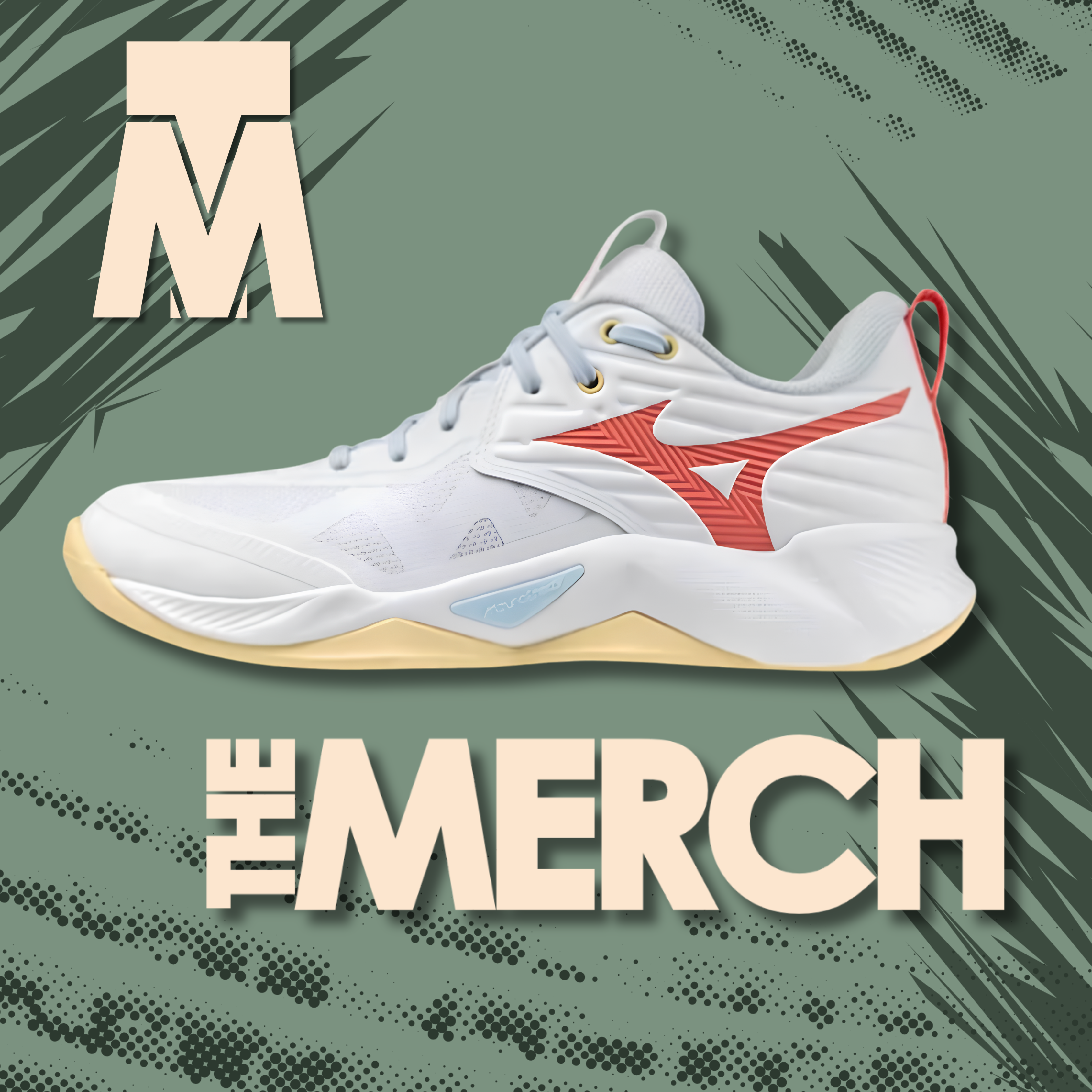 Women's Wave Momentum Pro Volleyball Shoe - White / Calypso Coral