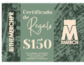 Certificado de Regalo