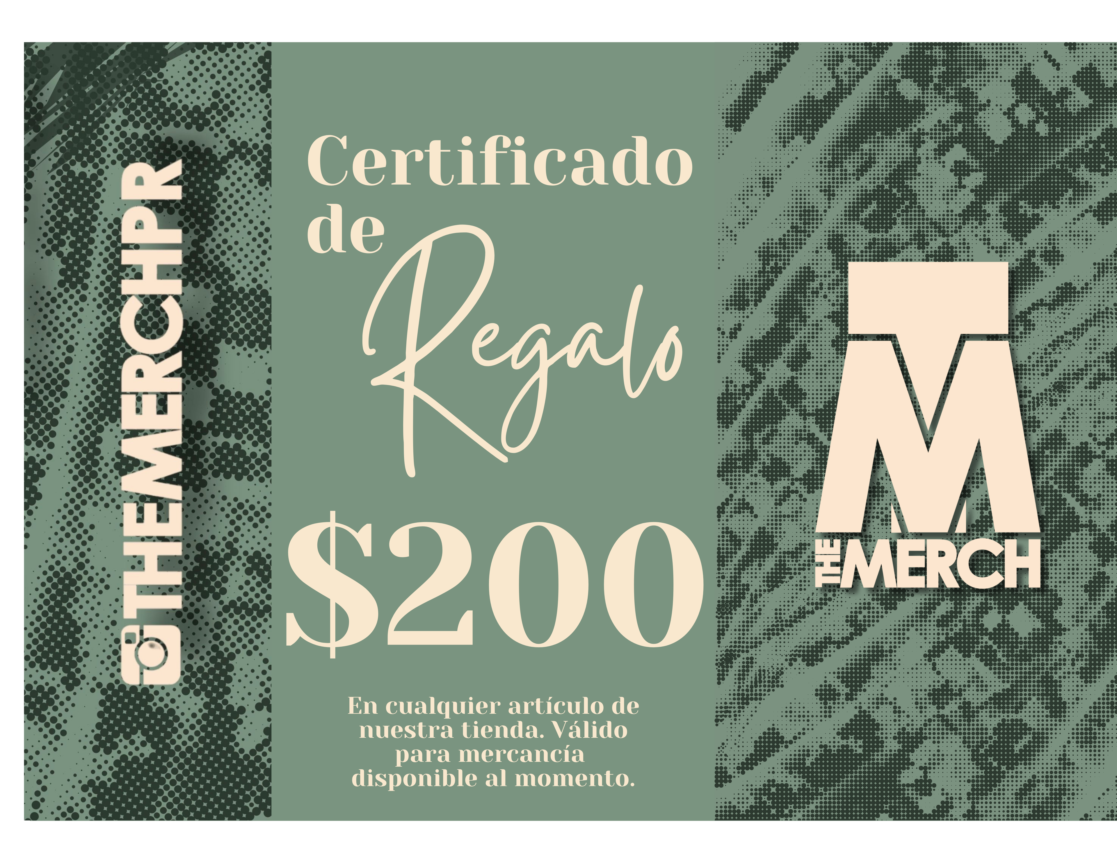 Certificado de Regalo