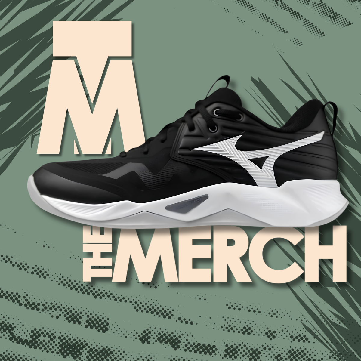 Women's Wave Momentum Pro Volleyball Shoe - Black / White