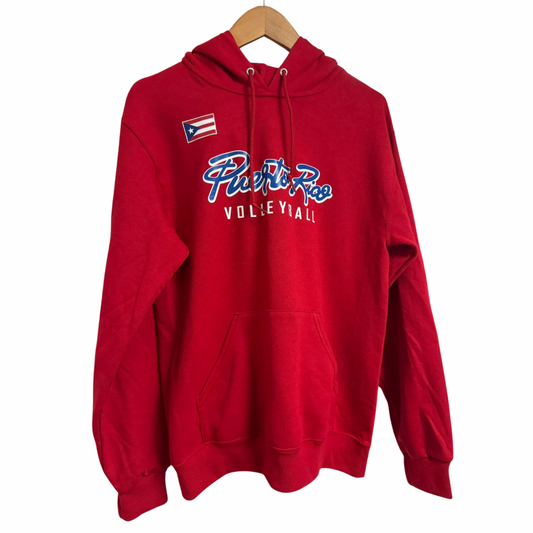 Puerto Rico Volleyball Hoodie - Red (Pre-order)