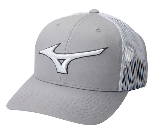 Mizuno Cap Diamond Trucker - Grey White