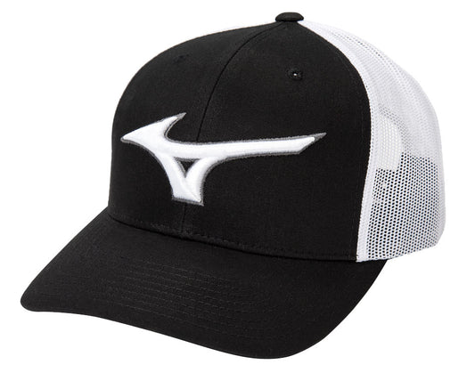 Mizuno Cap Diamond Trucker - Black White